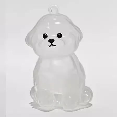 Dog Hair Keepsake Keychain Pendant Clear Resin Charm 3 - Tophatter Daily Deals